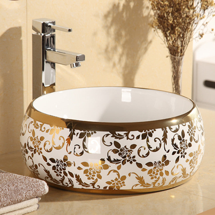 M-2345AI Art Basin - Gold