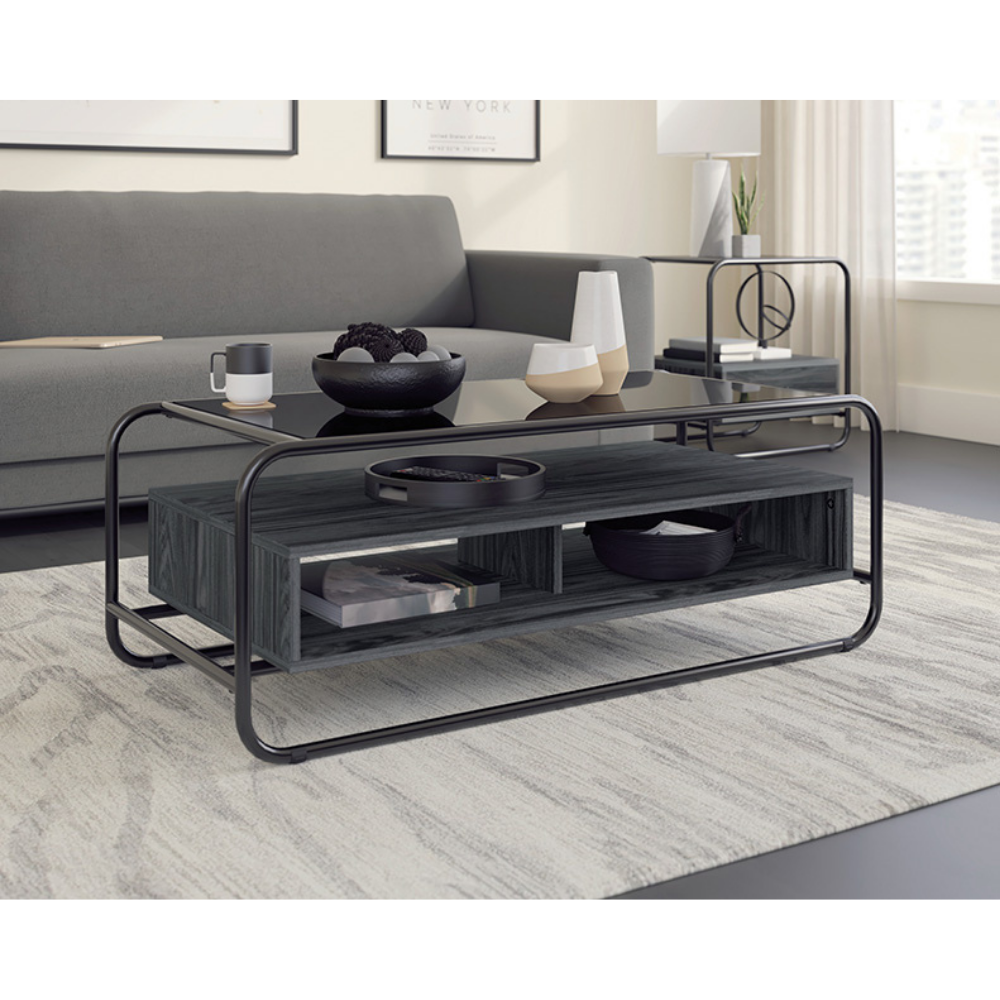 Modern Metro Glass Coffee Table