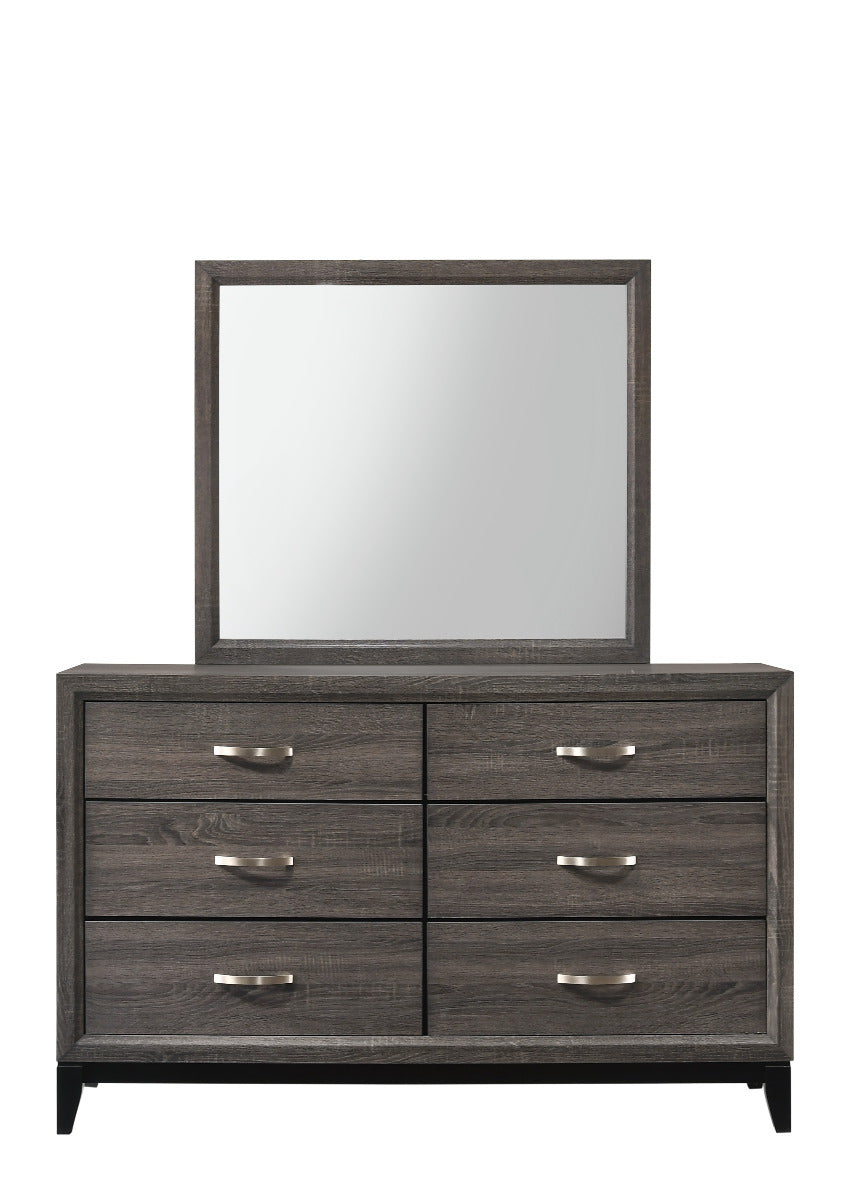 Mystic Grey Dresser & Mirror
