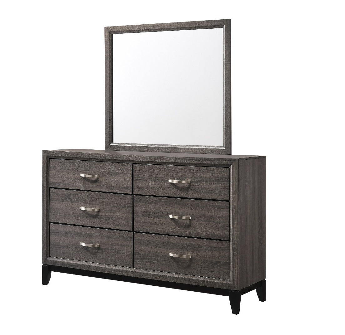 Mystic Grey Dresser & Mirror