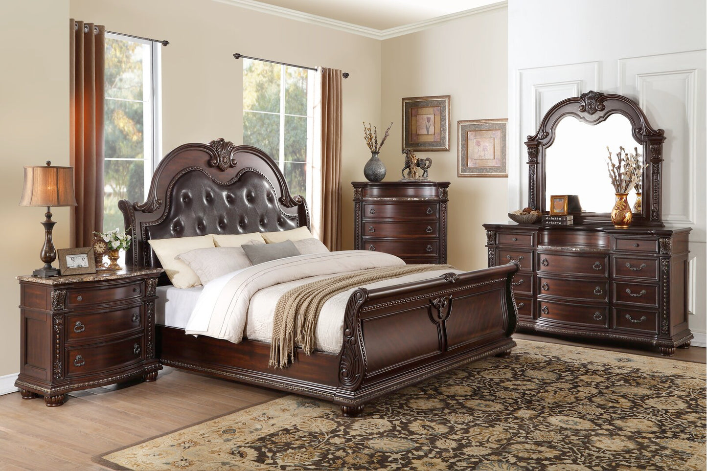 Palace Dresser & Mirror
