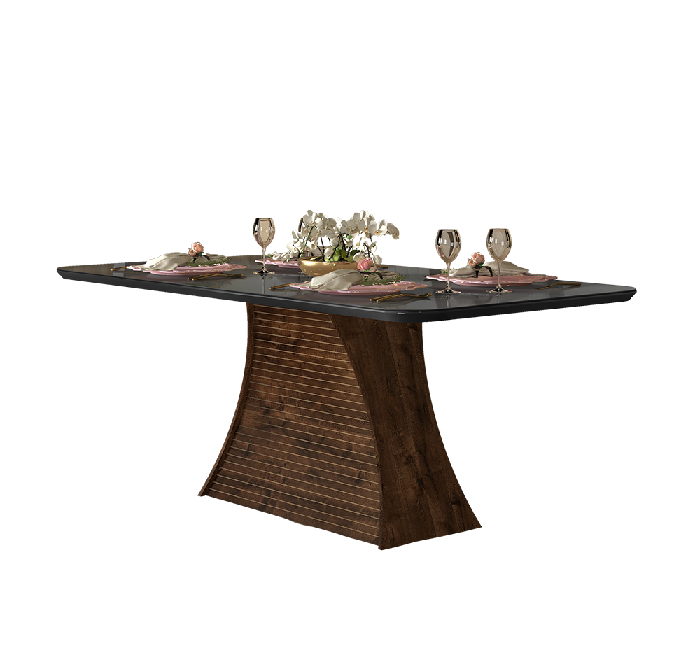 Ravena Malbec 4-Seater Dining Table