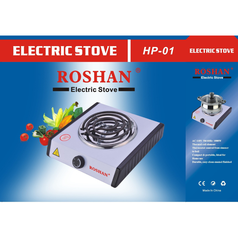 Roshan Electric 1-Burner hot-plate Stove