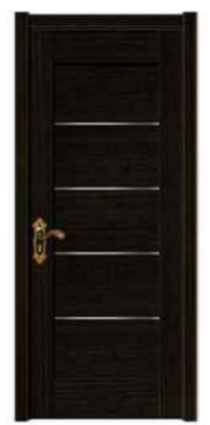 KMC-004R- Hollow Core Door- Black Rose