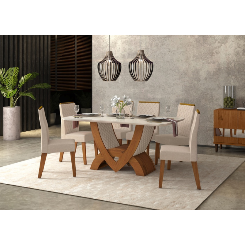 Venetian Dining Table White