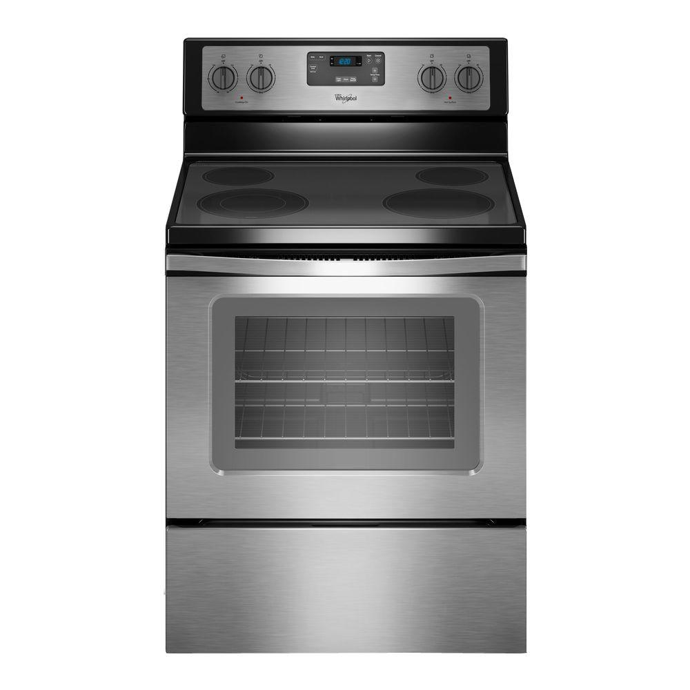 Whirlpool 30" 4-Burner Electric Stove