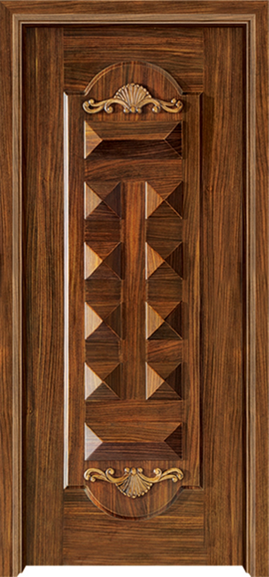 YM-504 - Solid Core Door - Black Walnut