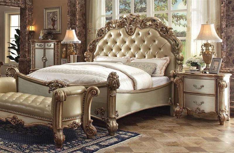 The Vendome Gold Nightstand