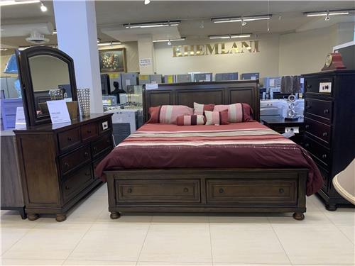 Porter Mocha 3PC King Set - Bedframe, Dresser, Mirror
