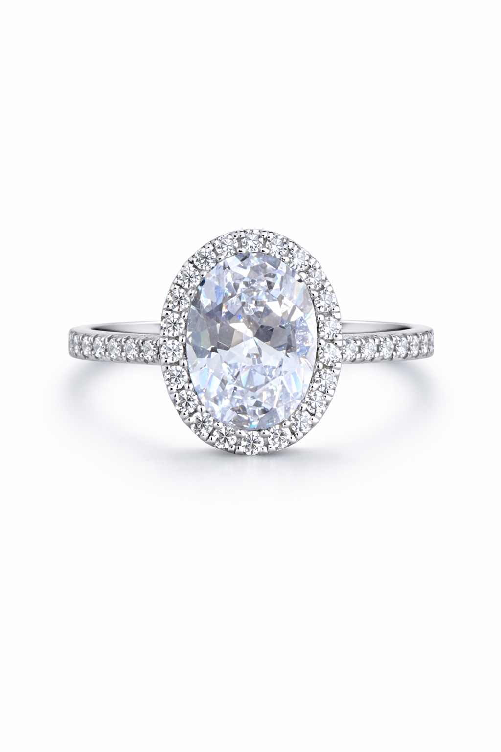 Silver Engagement Ring