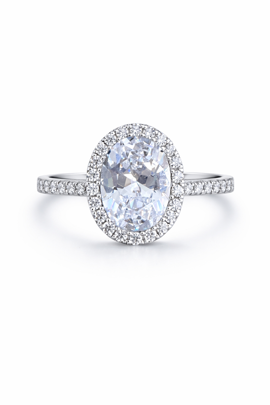 Silver Engagement Ring