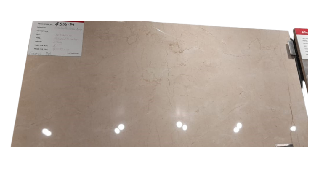 Enchante Grace Beige 12X24 Polished Porcelain