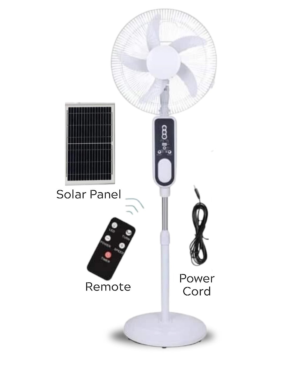 Roshan Solar Rechargeable 18" Fan