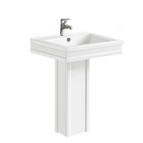 M-338 Pedestal Basin - White