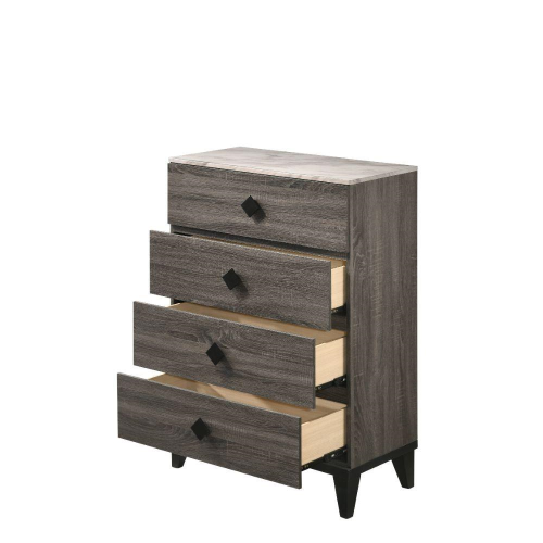 Avalon 5PC King Grey Collection - Free Night Stand