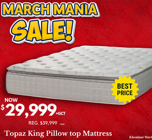 Topaz King one sided pillow top Mattress
