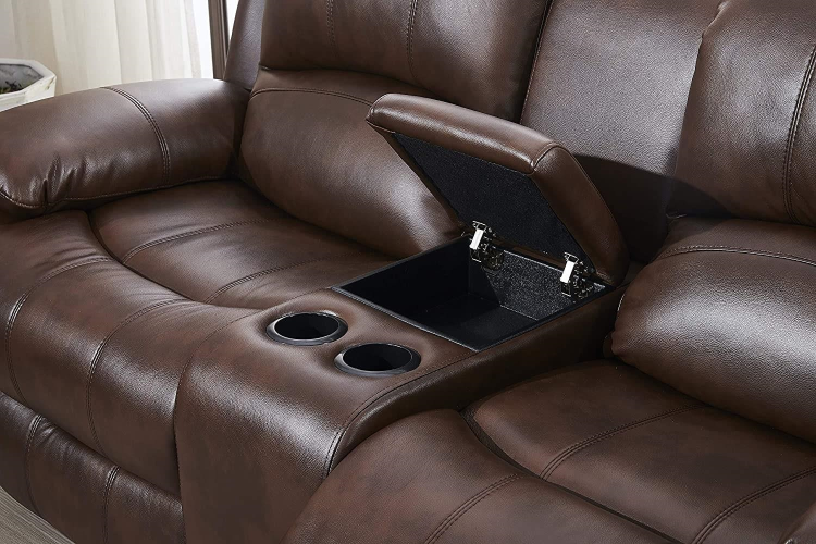 Boston 3 Piece Sofa Set / Brown