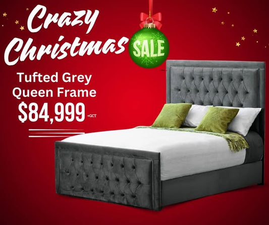 Paris Grey Upholstered Bedframe