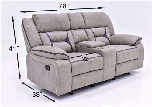 The President 3-Piece Sofa Set | Taupe