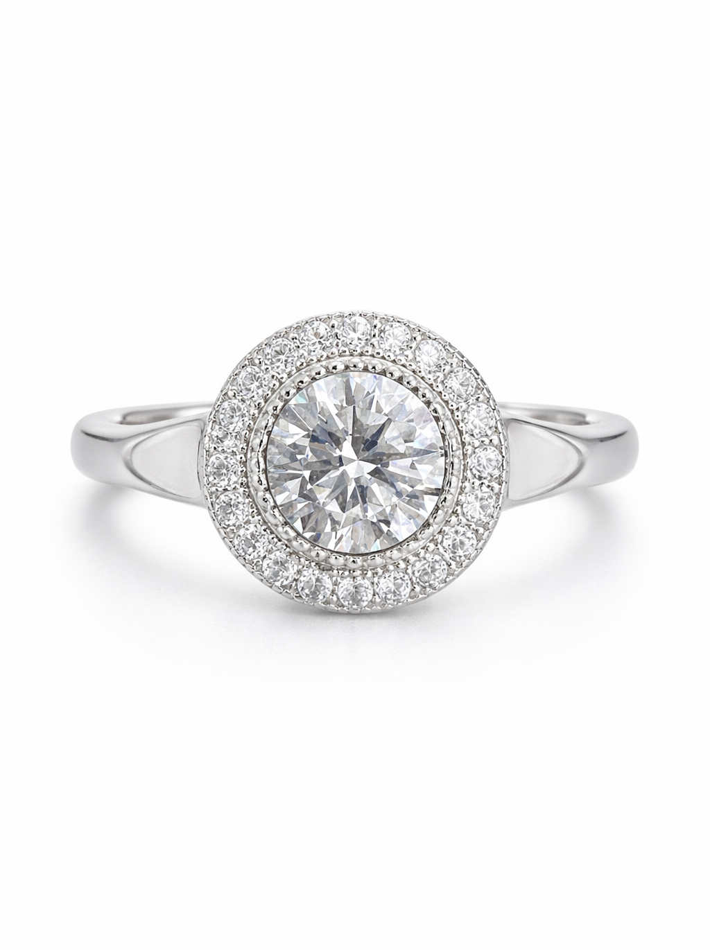 Silver Engagement Ring