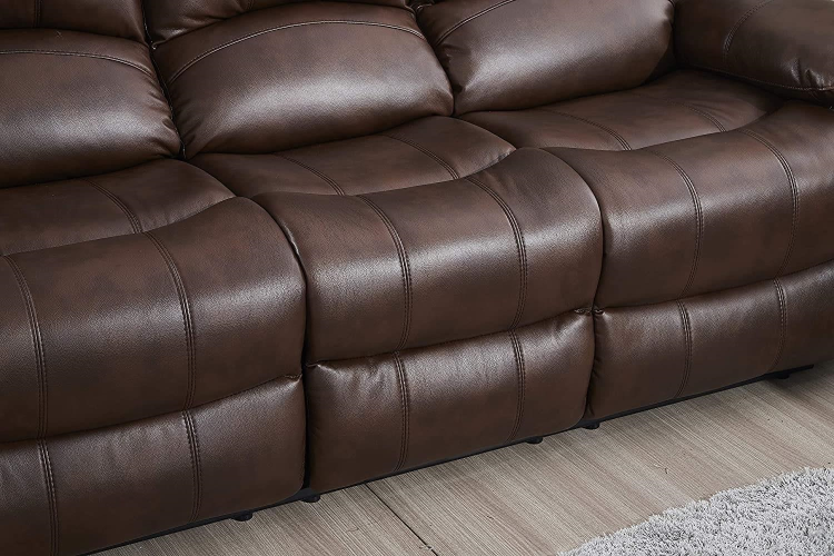Boston 3 Piece Sofa Set / Brown
