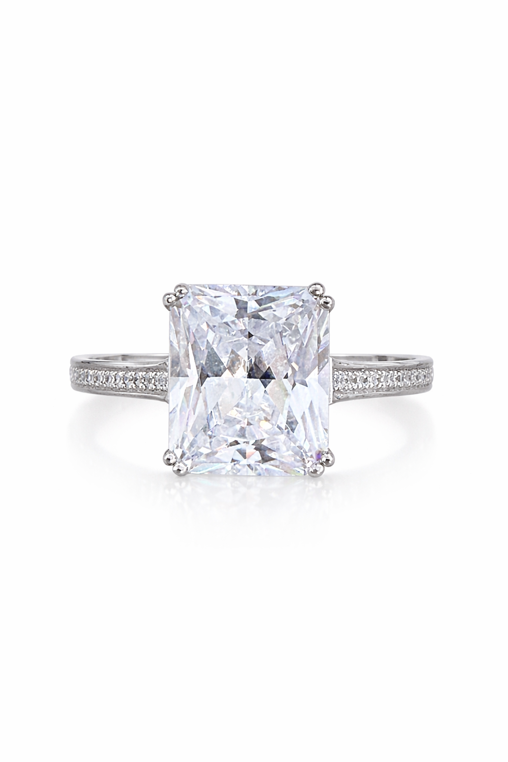 Silver Engagement Ring