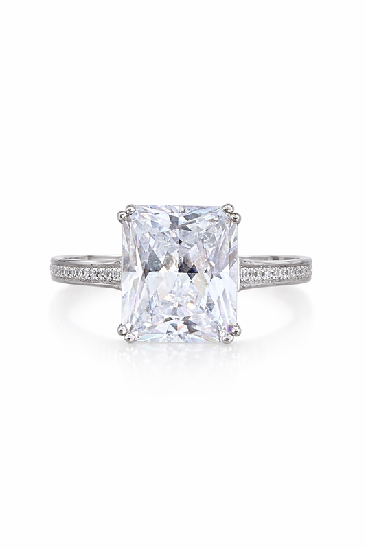 Silver Engagement Ring