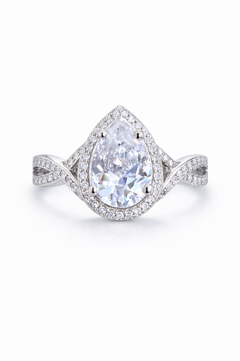 Silver Engagement Ring