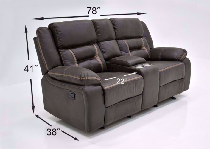 The President 3-Piece Sofa Set | Chocolate