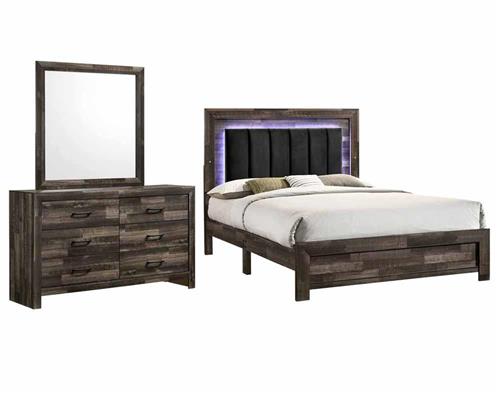 Westwood 3PC Queen Set - Bedframe, Dresser, Mirror