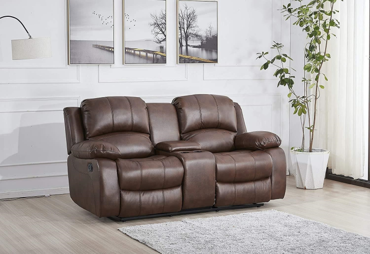 Boston 3 Piece Sofa Set / Brown