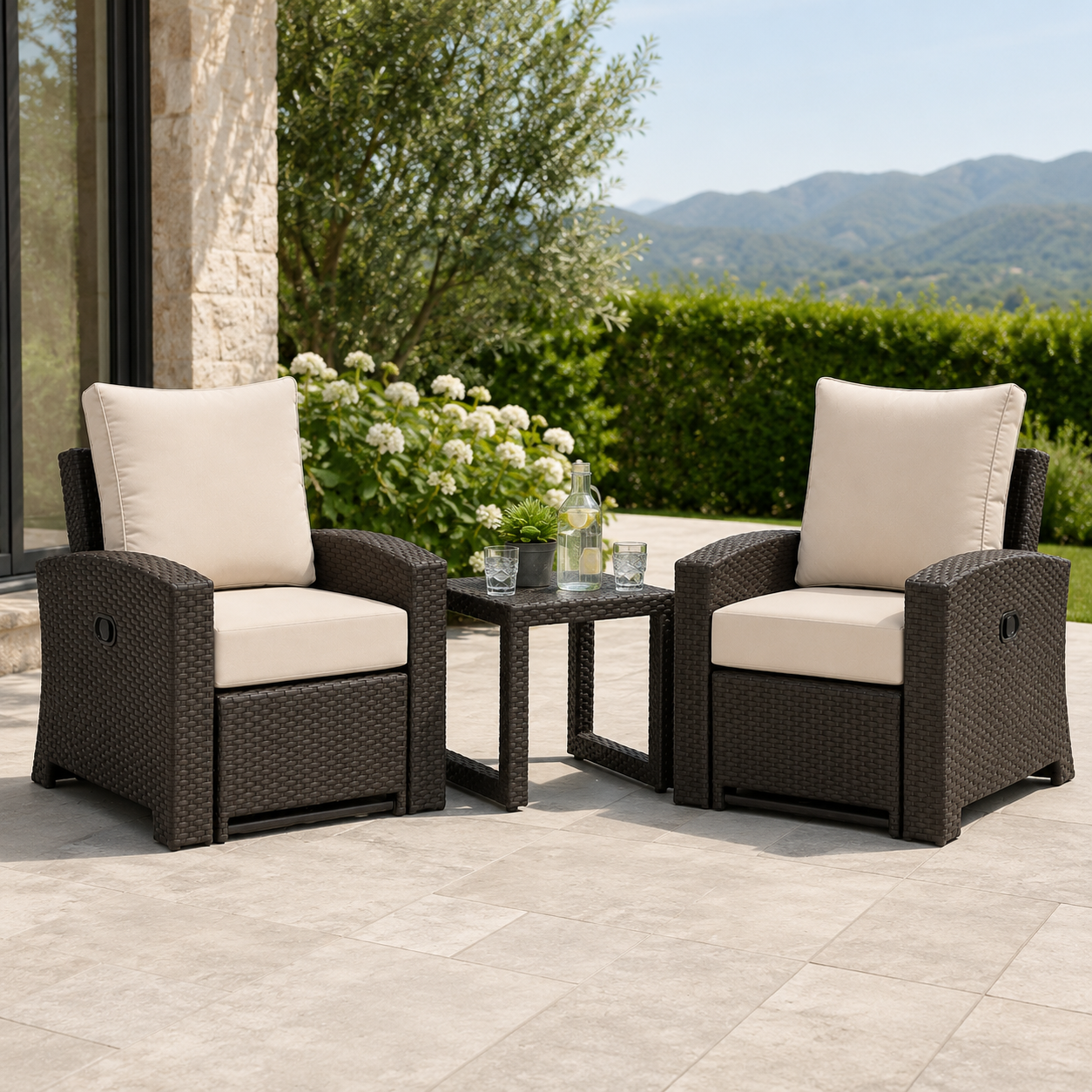 Reclining Patio Set