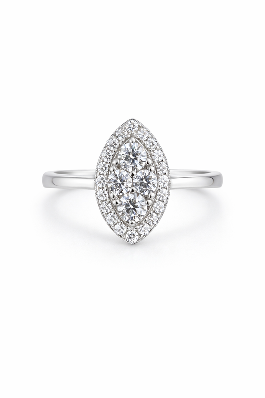 Silver Engagement Ring