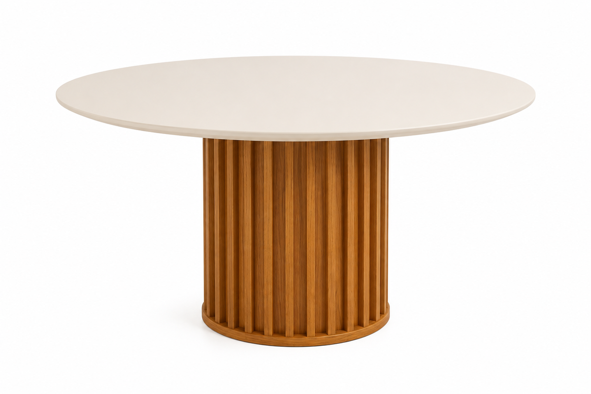 Grand Viena Off White Dining Table + 4 Jade Chairs
