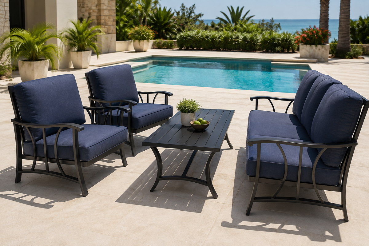 Harbor Blue Patio Set
