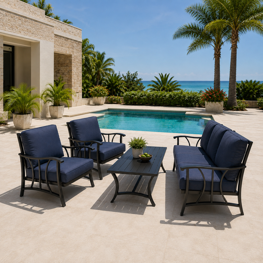 Harbor Blue Patio Set