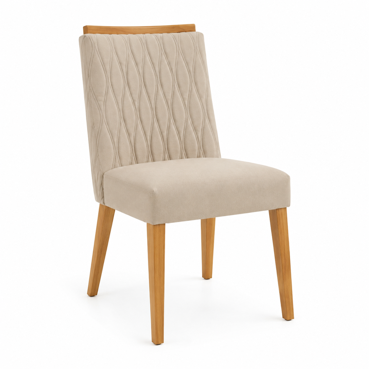 Royal Zafira Cedar White Table + 6 Jade Kraft Chairs