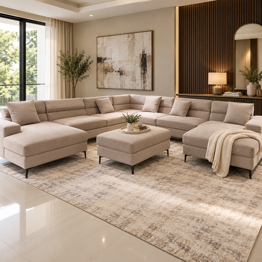 Livingston Beige Sectional