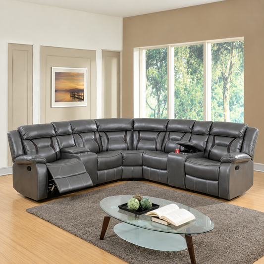 Metropolitan Grey Sectional