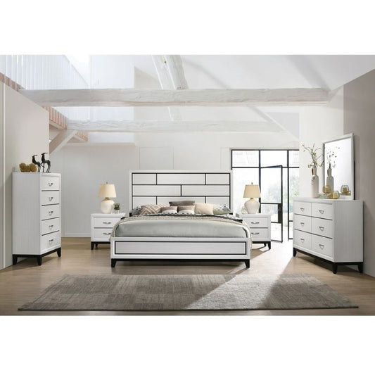 Mystic White 3PC Set | Bed, Dresser, Mirror