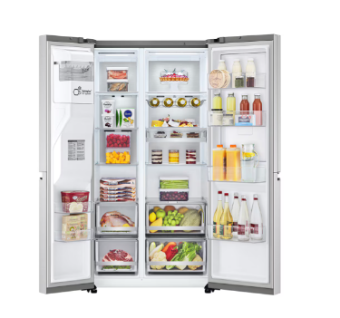 LG 24 cu ft Side by Side 2 Door Refrigerator with water/ice Dispenser