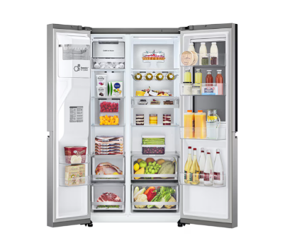 LG Side by Side 24 cu ft knock knock Refrigerator with water/ice Dispenser