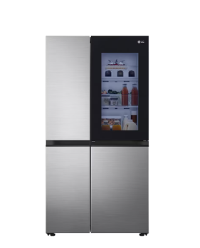 LG Insta-view Side by Side 24 cu ft knock-knock Refrigerator