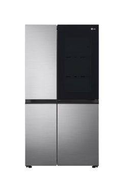 LG Insta-view Side by Side 24 cu ft knock-knock Refrigerator