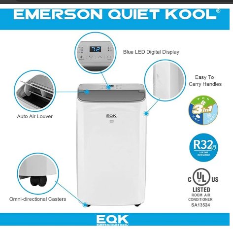 EQK Portable Air Conditioner 14000 BTU