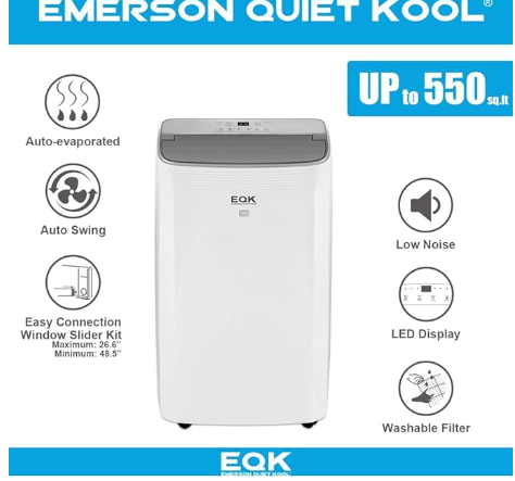 EQK Portable Air Conditioner 14000 BTU