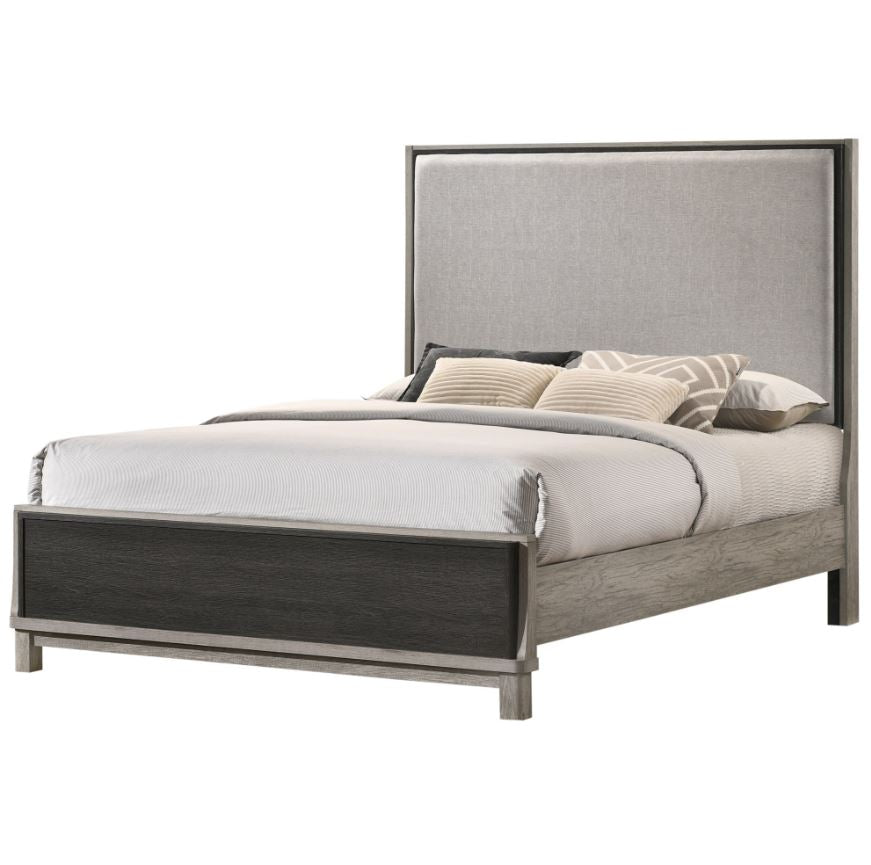 Silver Ridge 3PC Queen Set | Bed, Dresser, Mirror