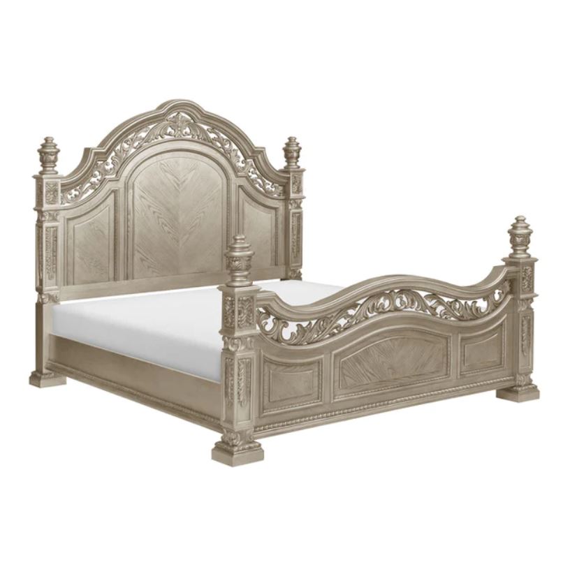 Sovereign Platinum 3PC Set | Bed, Dresser, Mirror