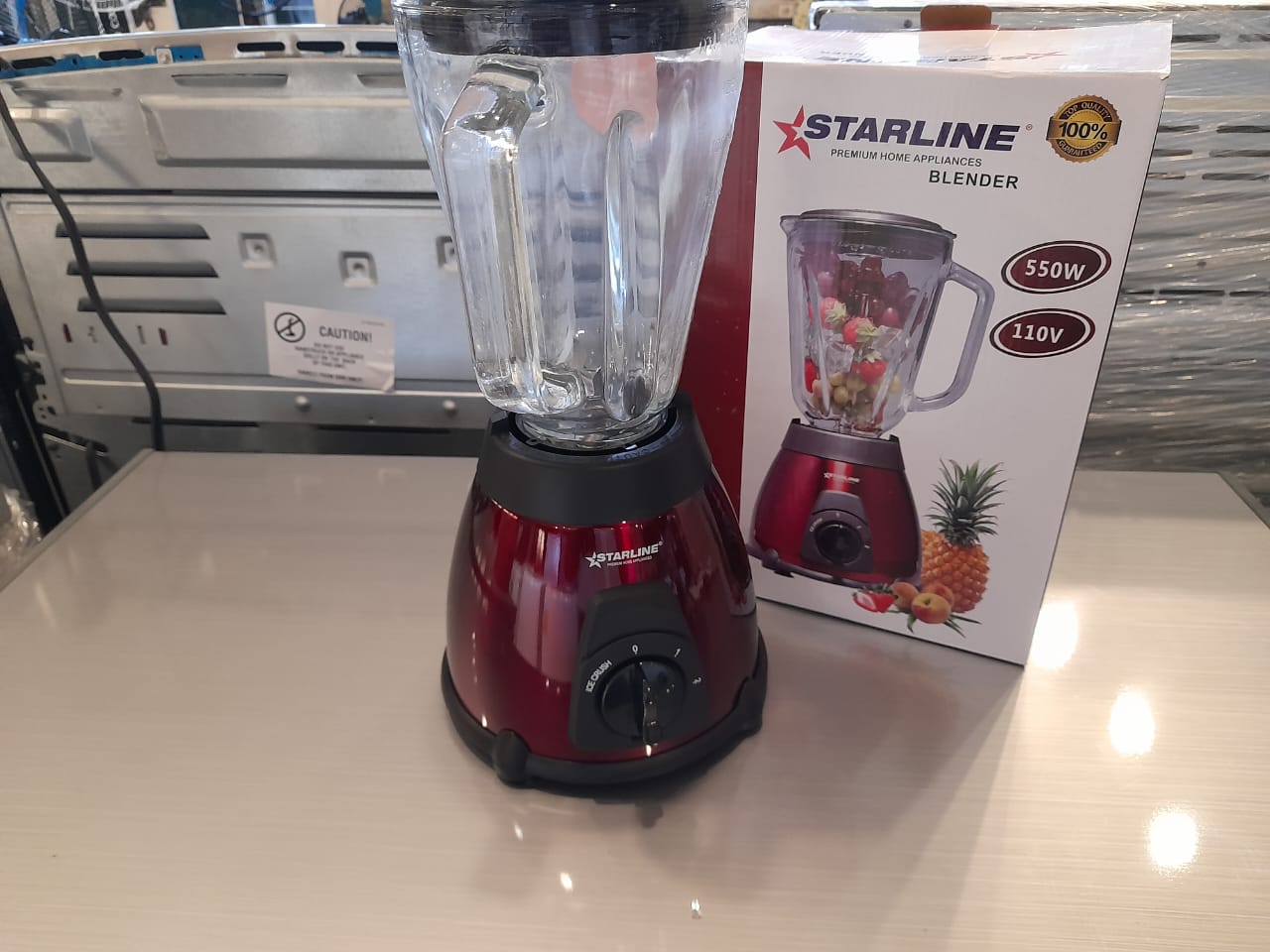 Starline 2 Speed Blender with Glass Jar