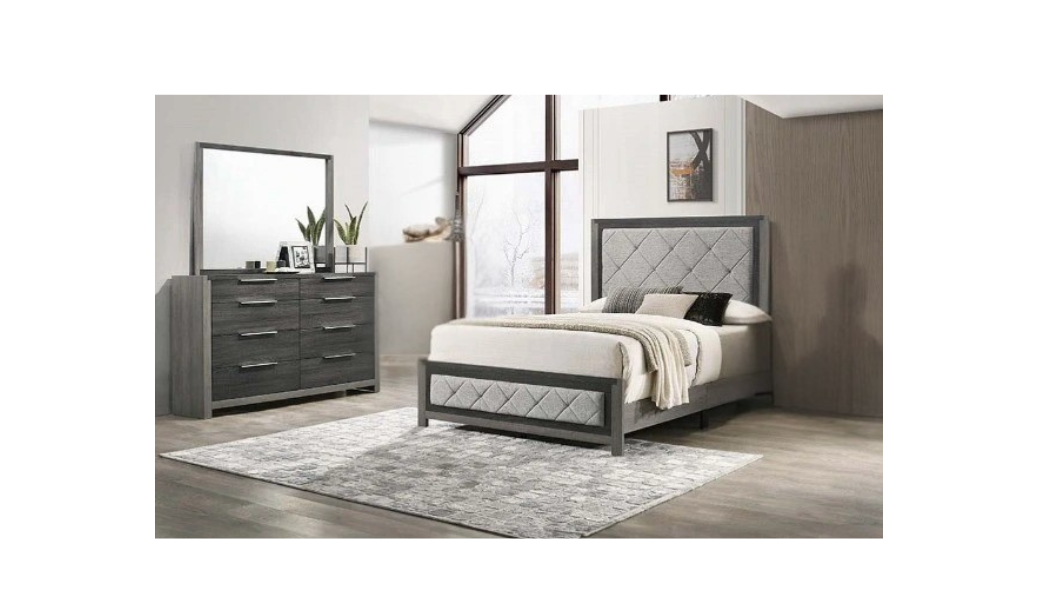 Moonlight 3PC Queen Set - Bedframe, Dresser, Mirror